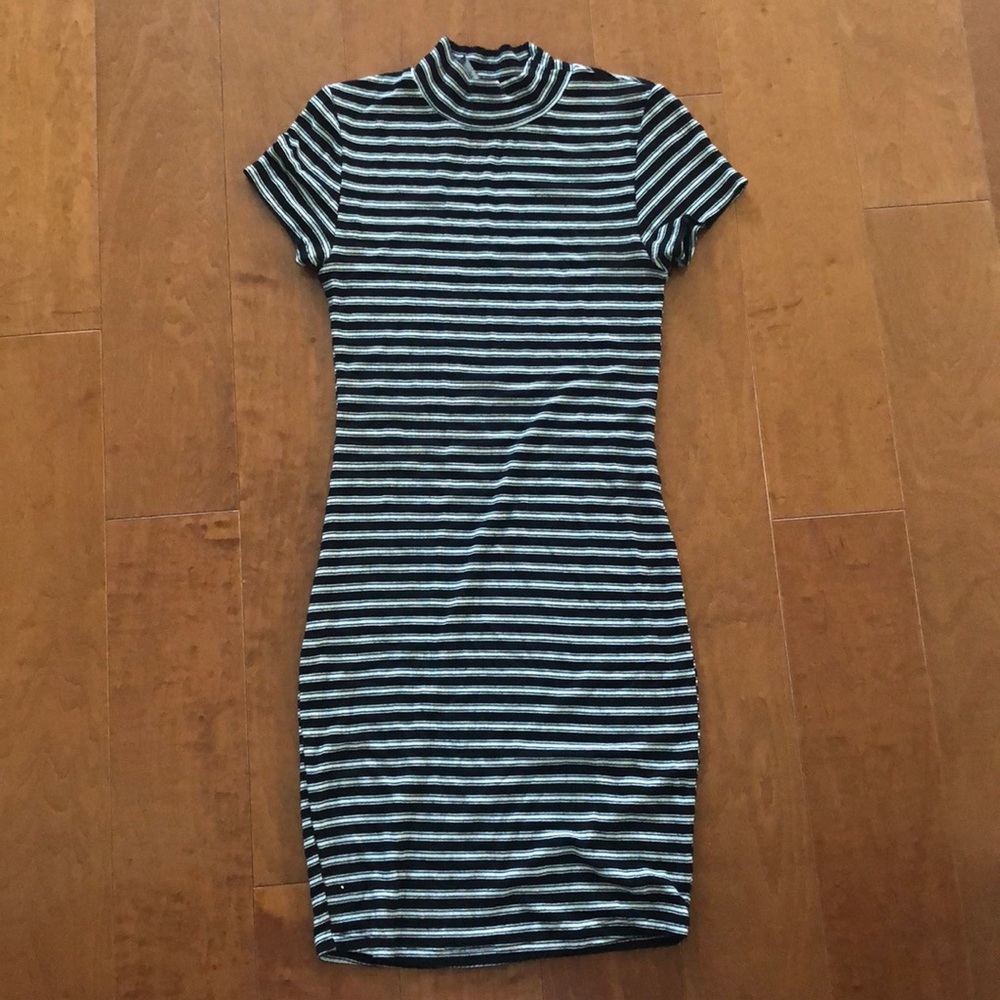 Tight striped dress
